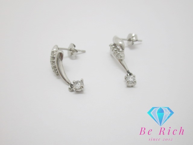 楽天 プラチナ Pt900 ダイヤモンド 【中古】th8777 アクセサリー