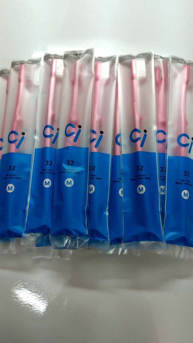 Набор из 40 зубной зубной щетки детской клиники CI32 Нормальный розовый