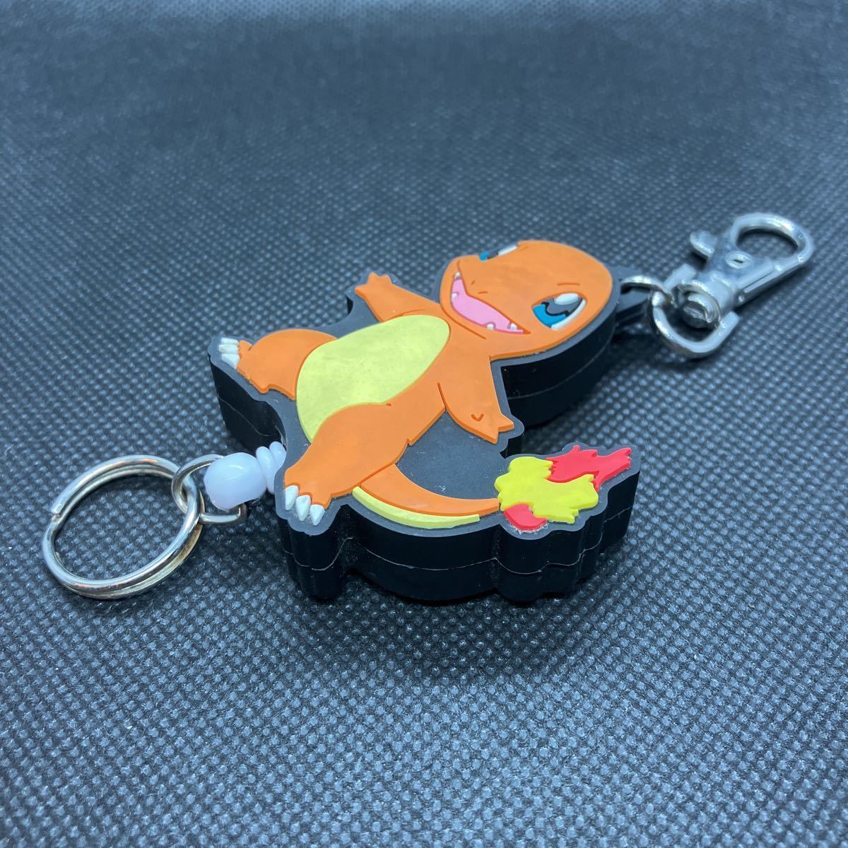 即決 ポケットモンスター ポケモン ヒトカゲ ラバーリールキーホルダー_画像4