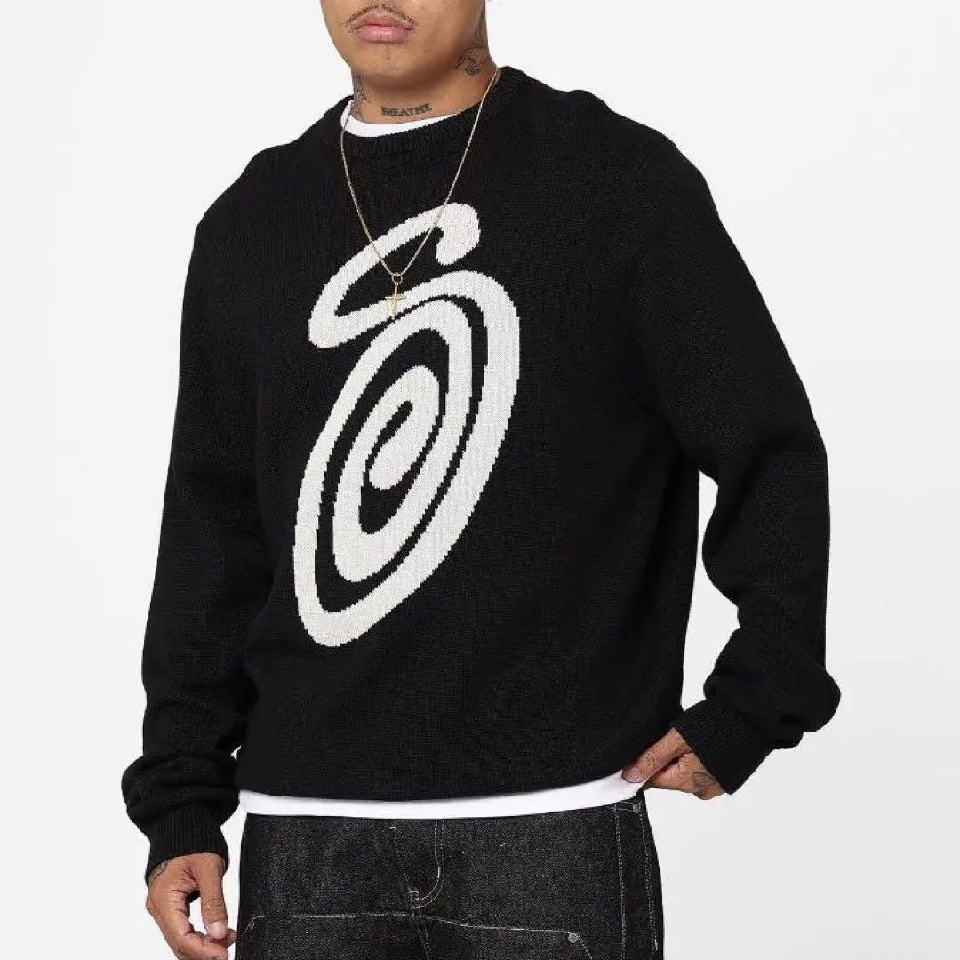 海外限定 ステューシー ニット セーター Stussy 黒 M|Yahoo 海外限定 ステューシー ニット セーター Stussy 黒 M|Yahoo