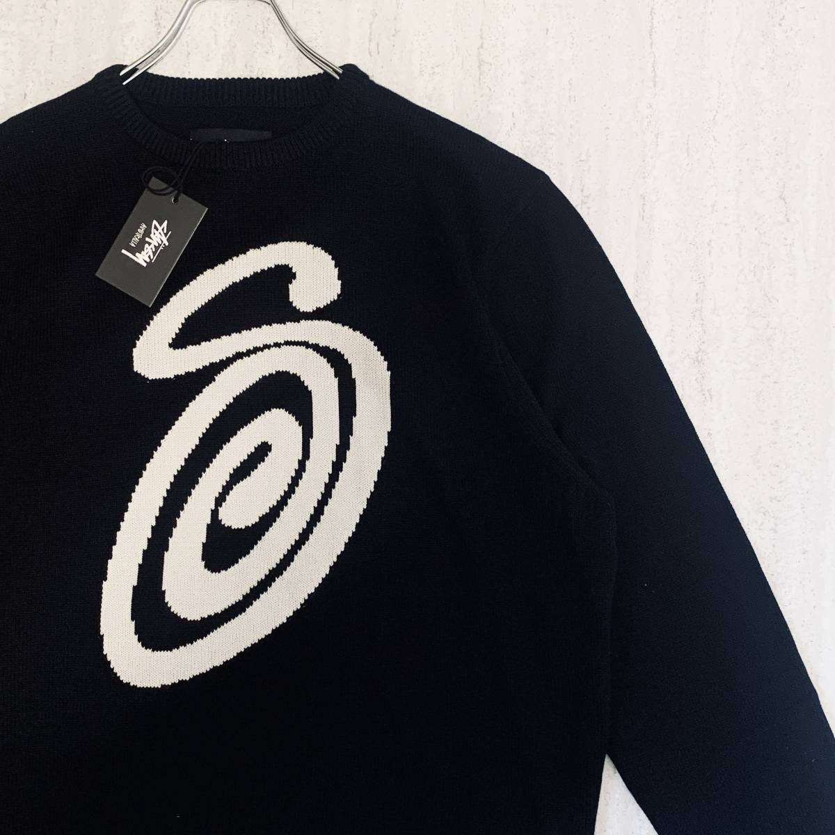 海外限定 ステューシー ニット セーター Stussy 黒 M|Yahoo 海外限定 ステューシー ニット セーター Stussy 黒 M|Yahoo