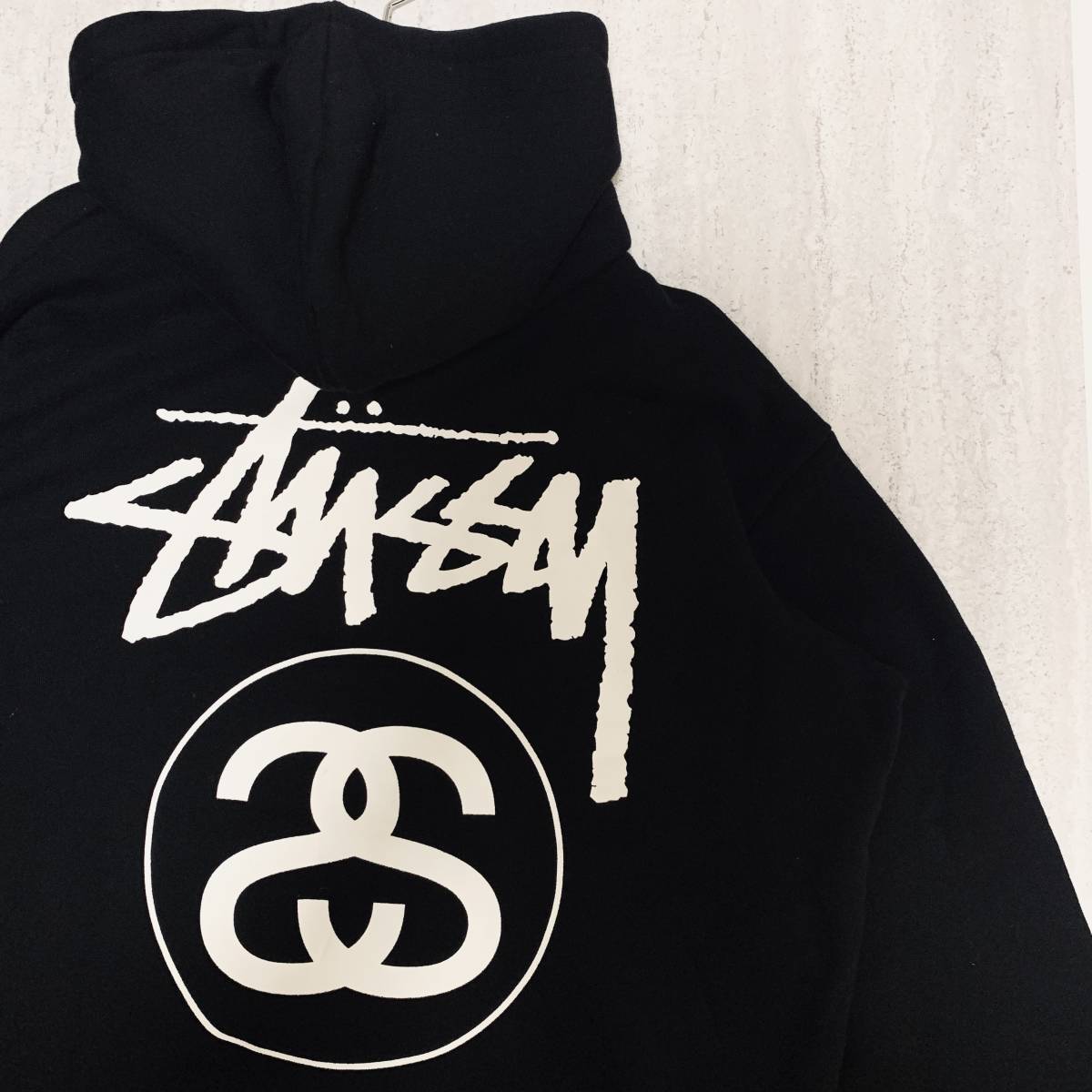 人気商品 海外限定 ステューシー Stussy LINK パーカー S ブラック