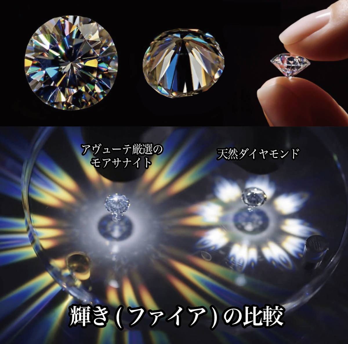 究極◆8mm 2ct モアサナイト ネックレス ゴールド チェーン2本付属◆silver925 鑑別書 ジュエリーポーチ モアッサナイト ペンダント 純銀の画像9