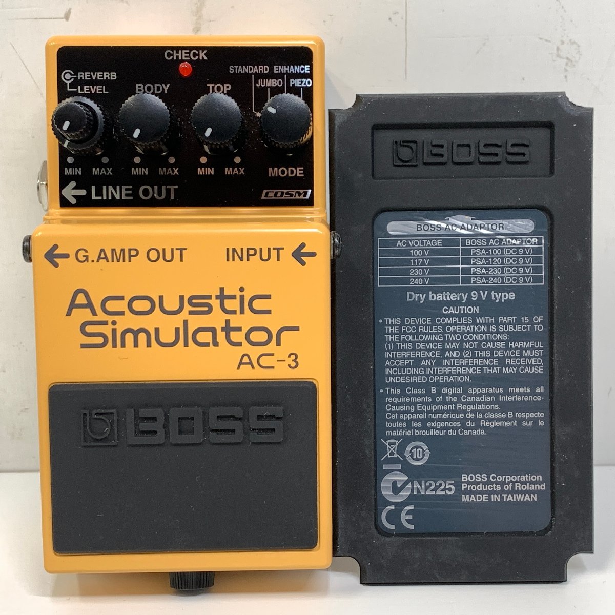 BOSS Acoustic Simulator AC-3<動作確認済み>※ゴム底剥離 ボス
