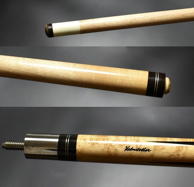 新品同様☆old adam cue 【Helmstetter】子持ち8剣18山 ジョイントキャップ付属_画像9