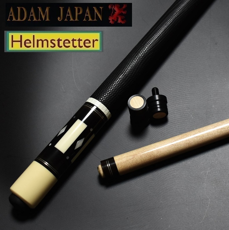 新品同様☆old adam cue 【Helmstetter】子持ち8剣18山 ジョイントキャップ付属_画像10