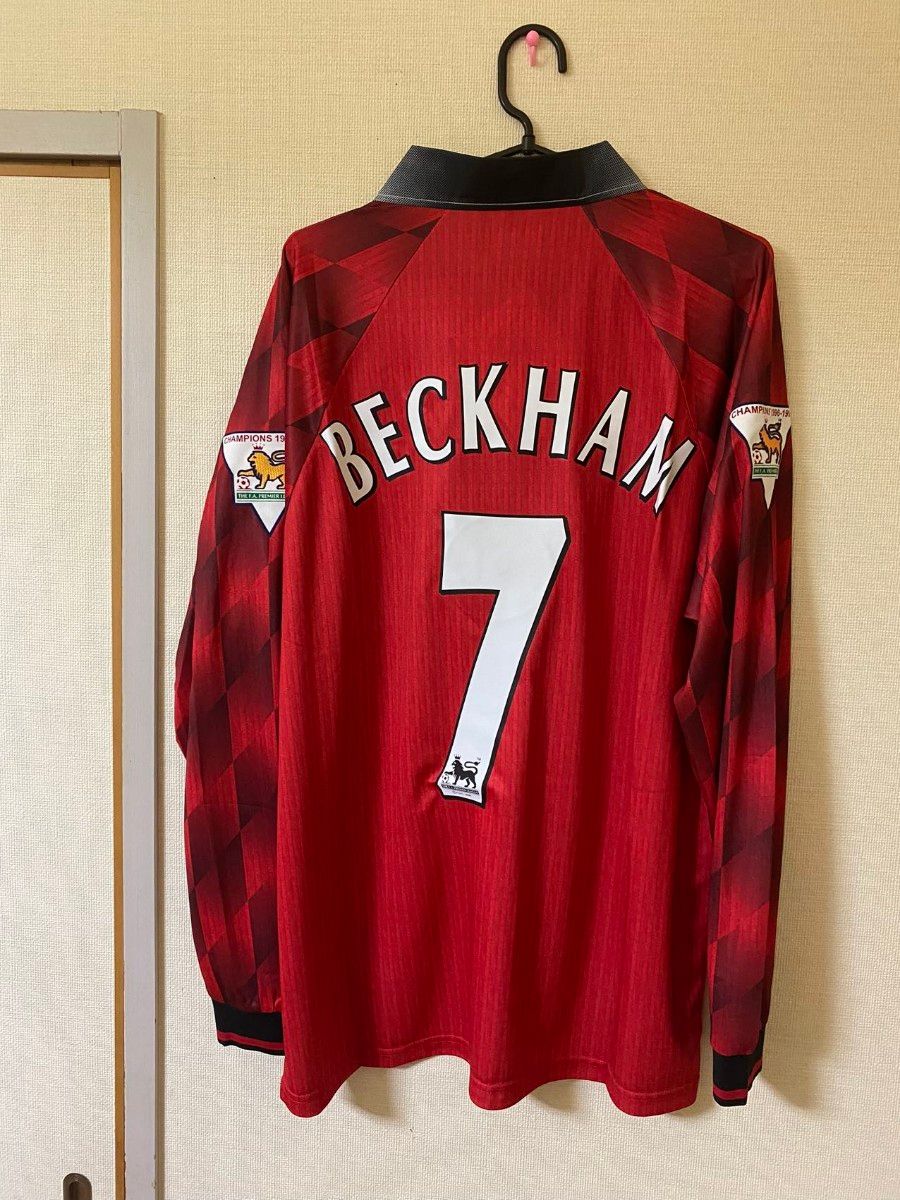 96-97 マンチェスターユナイテッド 7番 ベッカム BECKHAM 長袖　umbro