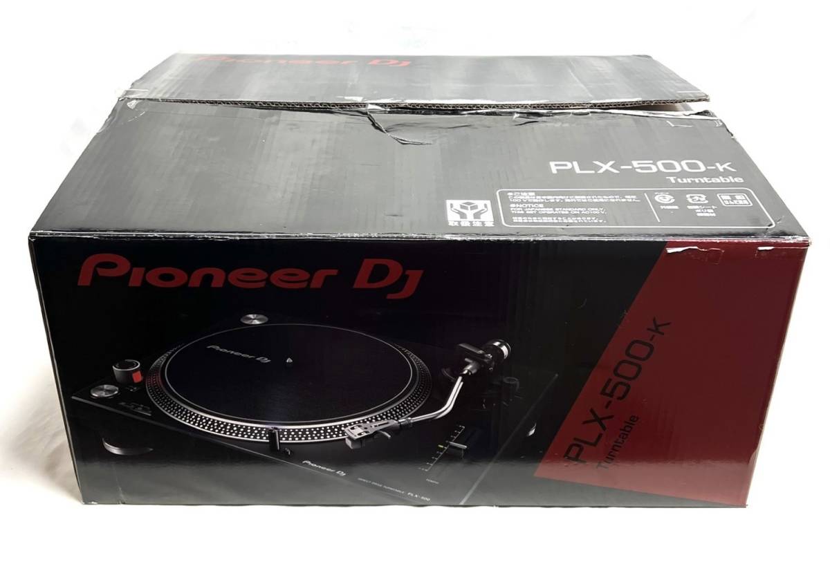 未使用品 Pioneer パイオニア PLX-500 K ブラック DJ ダイレクト