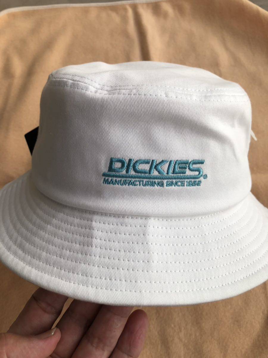 未使用　Dickies バケットハット　白　L 58-61cm_画像1