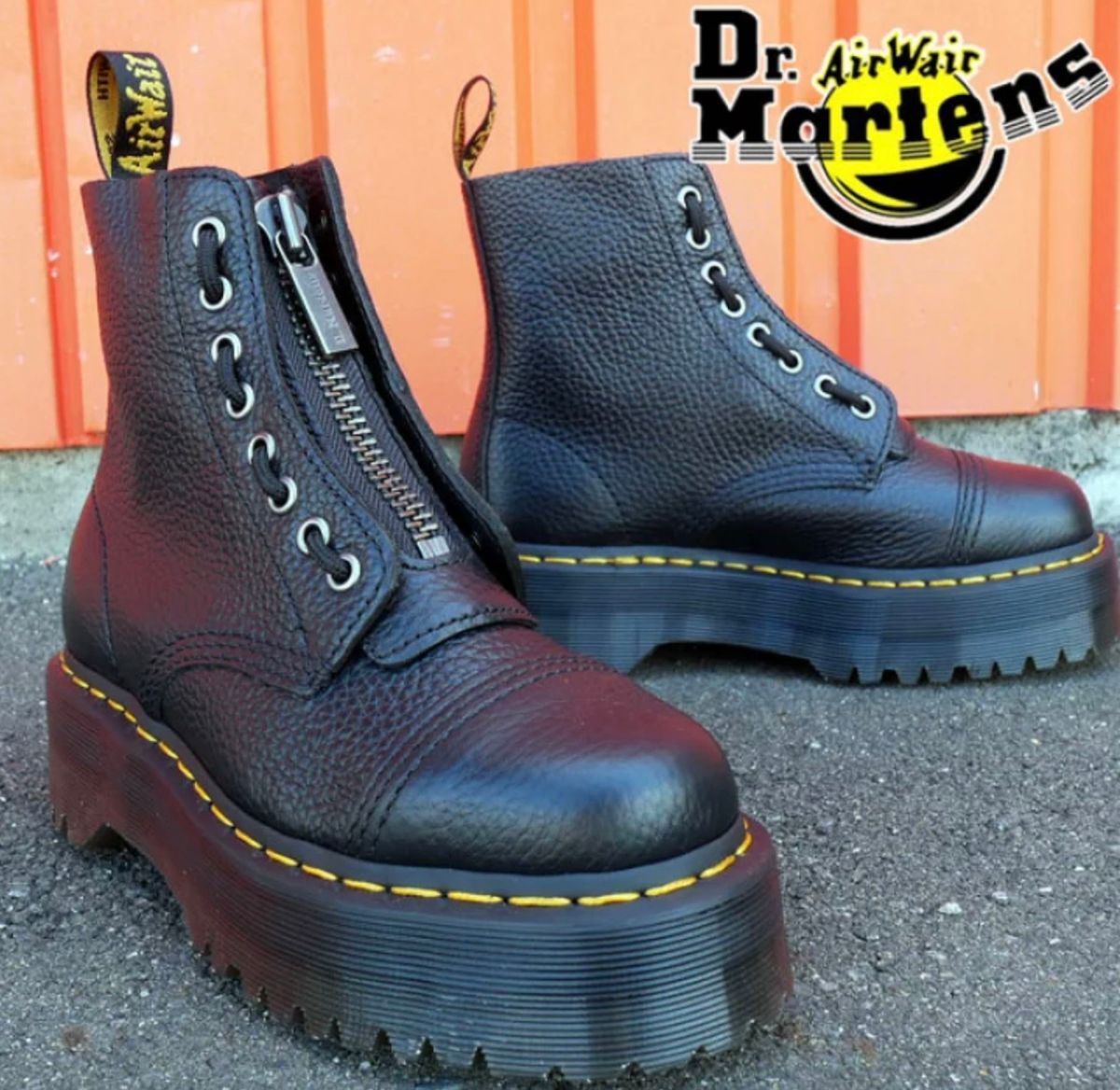 ドクターマーチン Dr.Martens 8ホール 厚底uk4 23 23.5 - ブーツ