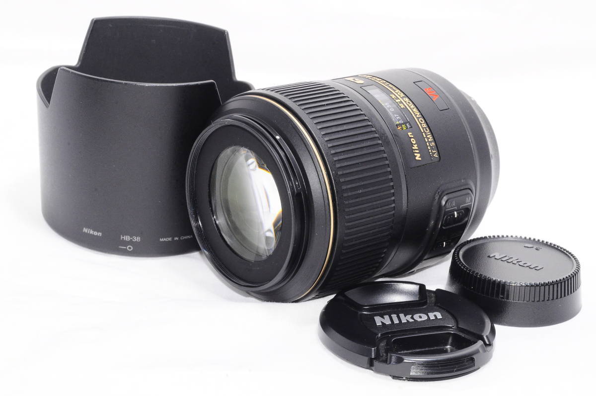 ニコン Nikon AF-S VR Micro Nikkor 105 f2.8 G IF-ED y595-1