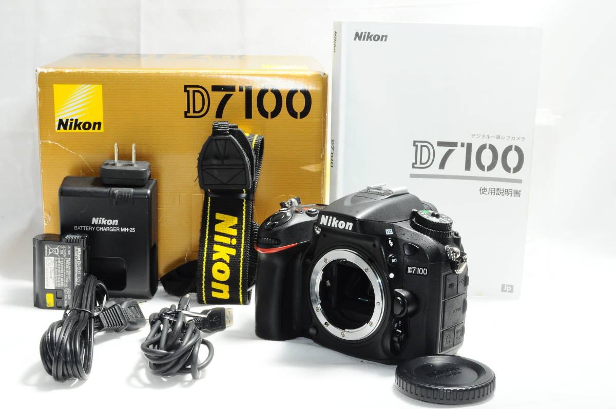 激安店舗 【元箱・取扱説明書付・付属品も充実】Nikon D7100 デジタル