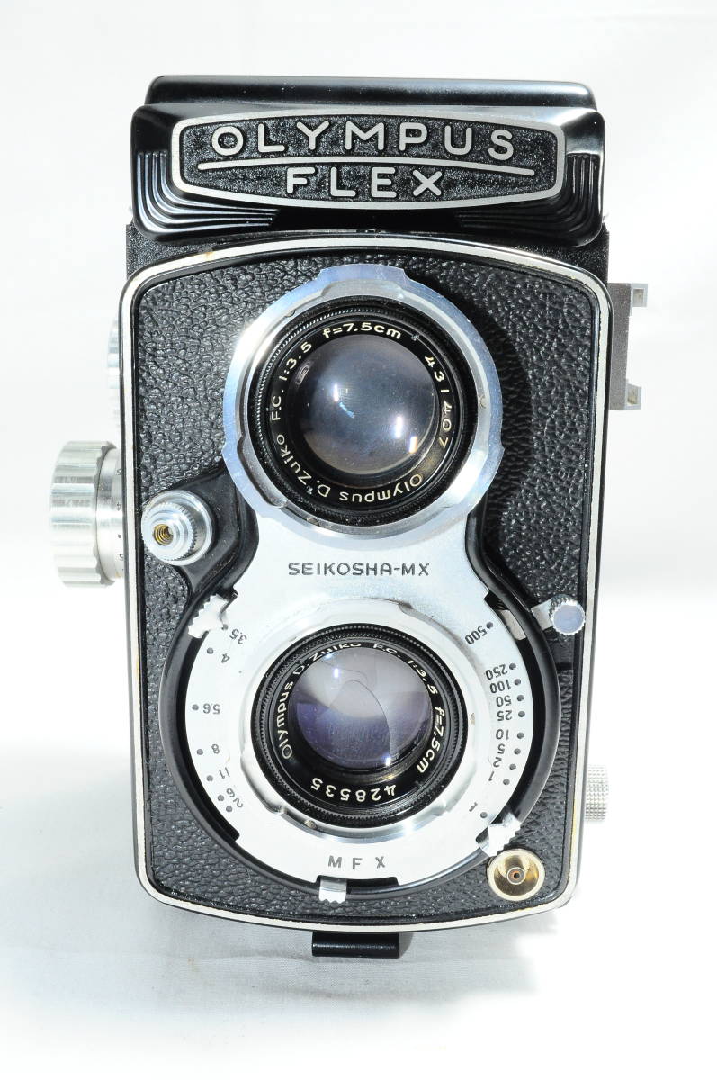 世界有名な レア 二眼レフカメラ フレックス FLEX オリンパス OLYMPUS