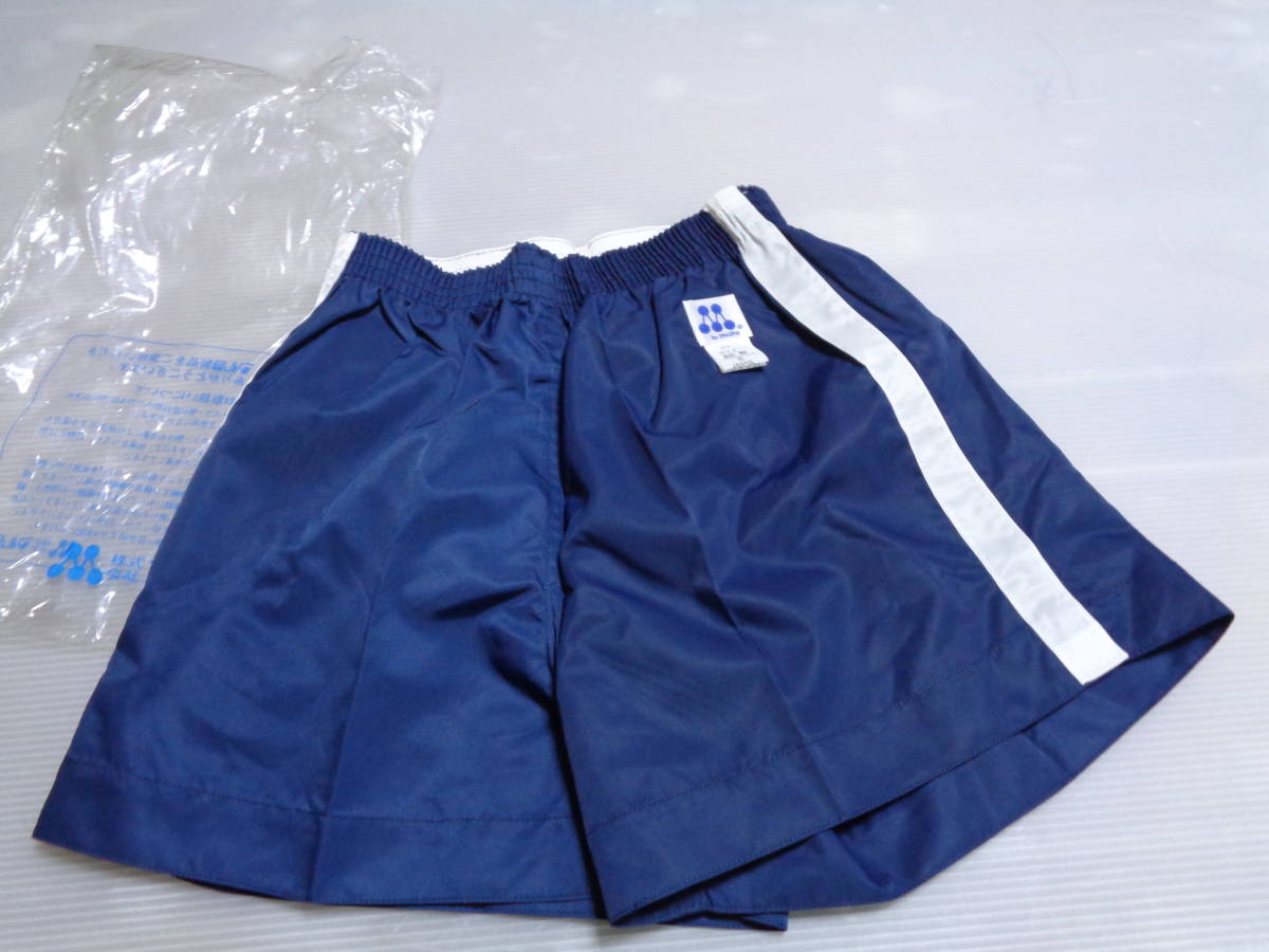驚きの値段 W80（L)　紺×白　CP-2　malta ナイロン１００％　短パン　ショートパンツ　体操着　体操服　昭和レトロ　未使用 ナイロン