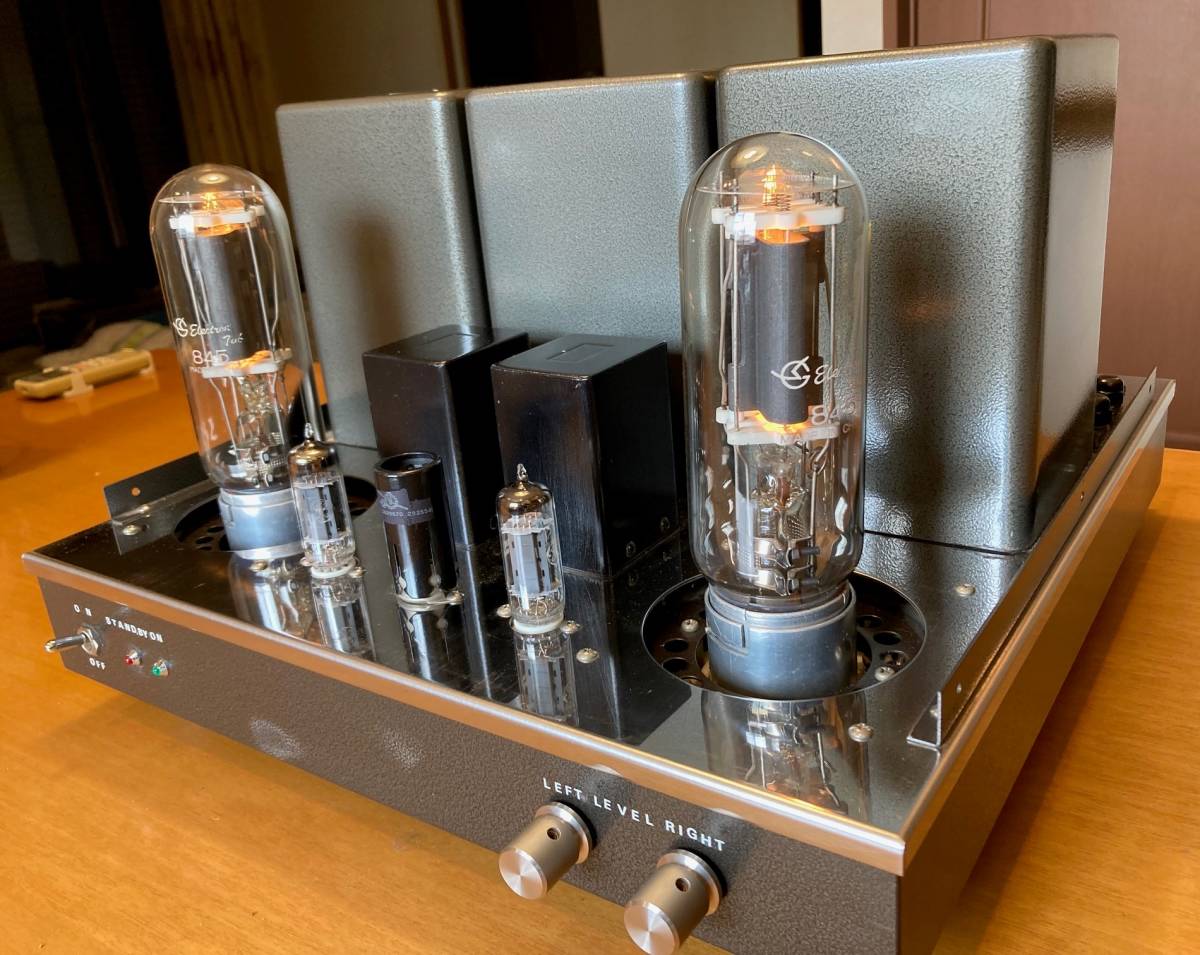 845 A級シングル無帰還パワーアンプ 三栄無線/UV-845、特注品(初段