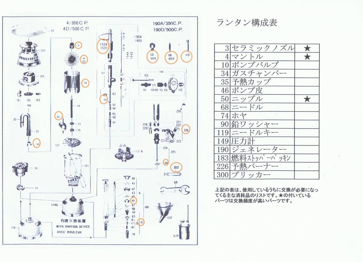 ★シーアンカーランタン用ホヤ・グローブ○バタフライコールマン_画像8