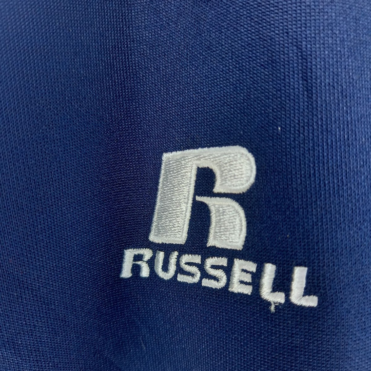 ラッセルアスレチック　ハーフジップ　トラックジャケット　ジャージ　刺繍ロゴ　XL_画像6