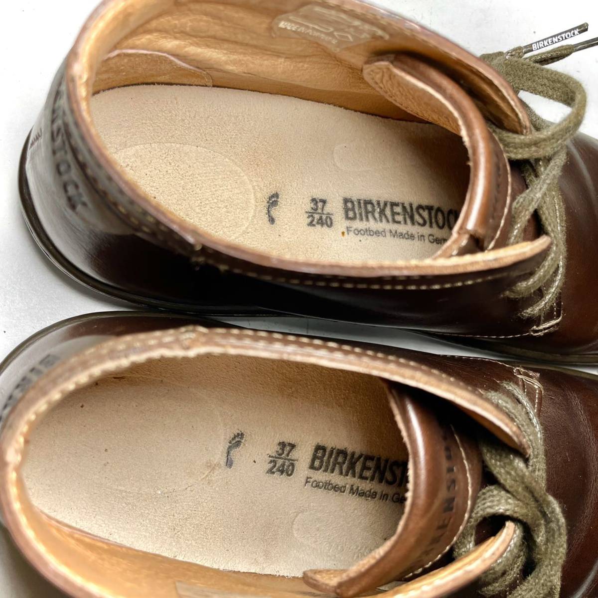 【SCARBA！】BIRKENSTOCKビルケンシュトック スカルバ 37 24.0cm ブラウン レザー チャッカブーツ _画像9