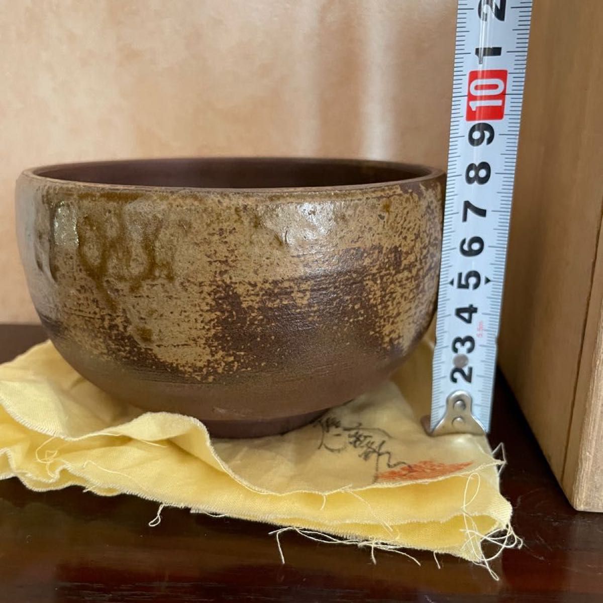 人間国宝 金重陶陽 潮香庵陶秀織箱 伊部焼 抹茶椀 抹茶茶碗 人間国宝 金重陶陽 潮香庵陶秀織箱 伊部焼 抹茶椀 抹茶茶碗