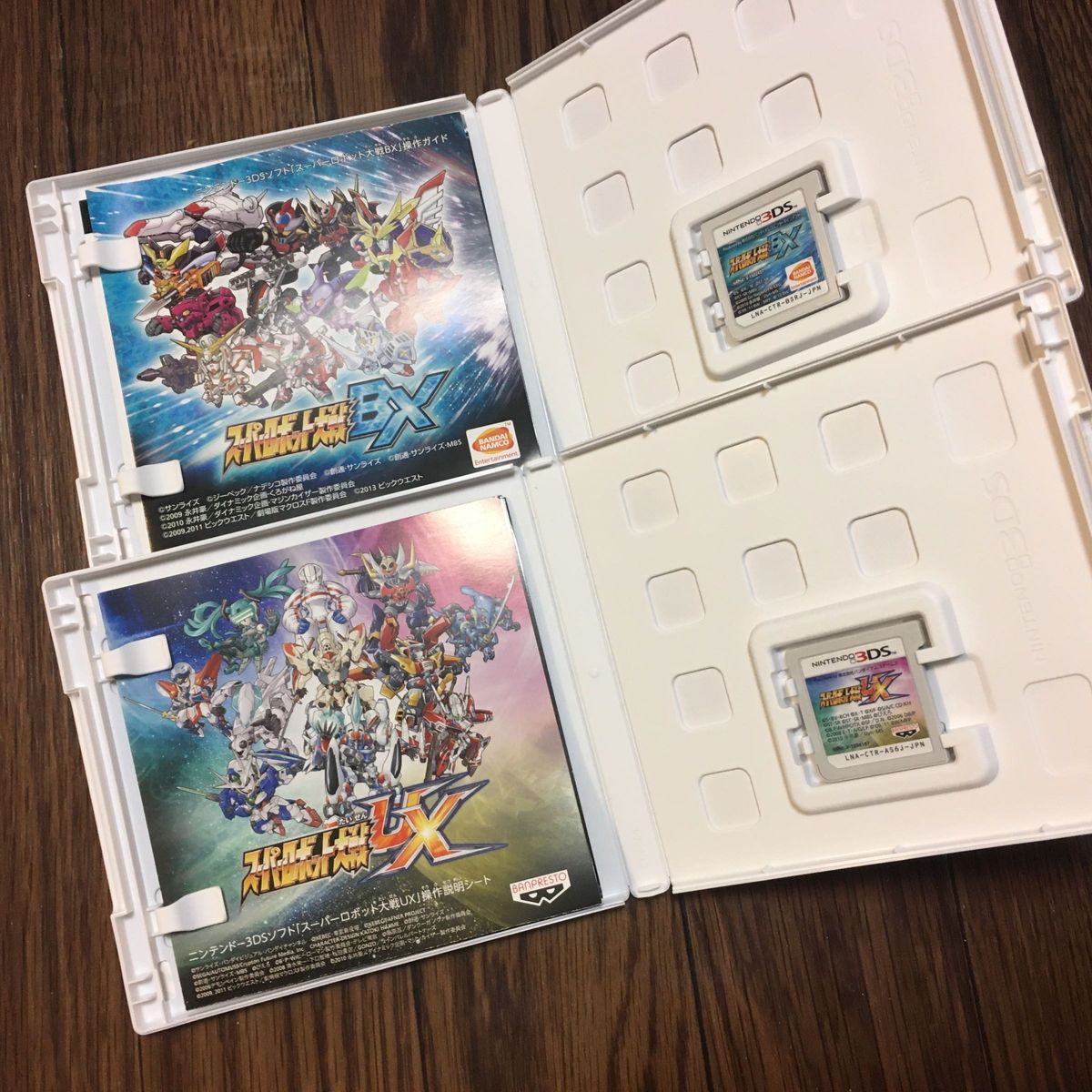ニンテンドーDS 3DS スパロボ5本 スーパーロボット大戦BX UX K W L 初回早期予約特典あり