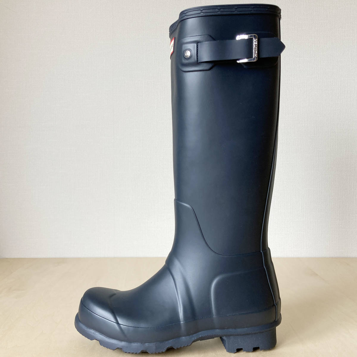 25cm navy Hunter men's original tall rain boots HUNTER MENS ORIGINAL TALL NAVY UK6/25cm MFT9000RMA