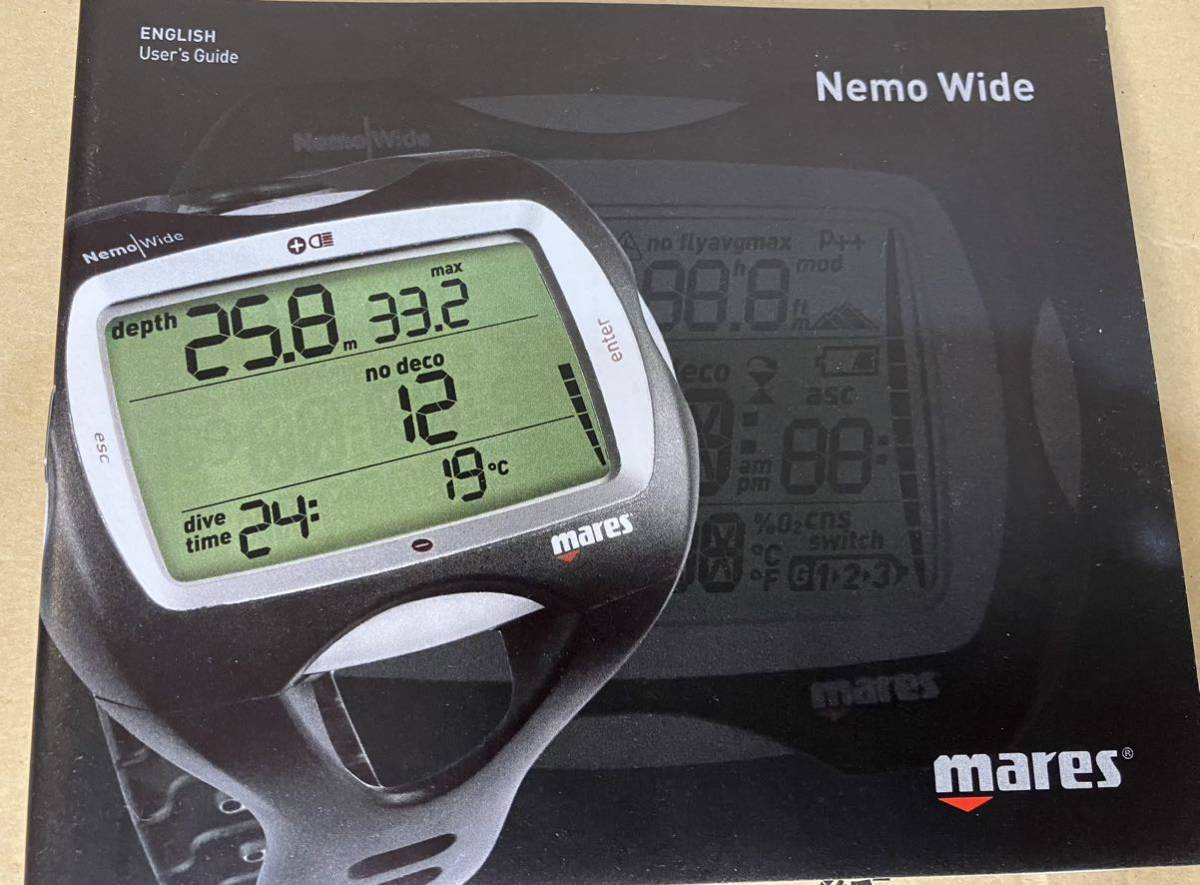 mares nemo wide ダイブコンピュータ 新品 平行輸入品 スポーツ別 mares nemo wide ダイブコンピュータ 新品 平行輸入品 スポーツ別