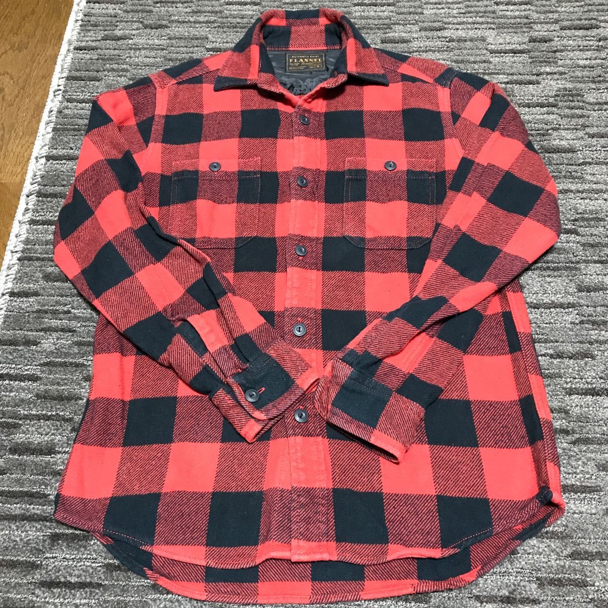 ユニクロ フランネルシャツ ブロックチェック赤 sizeS UNIQLO ユニクロ フランネルシャツ ブロックチェック赤 sizeS UNIQLO