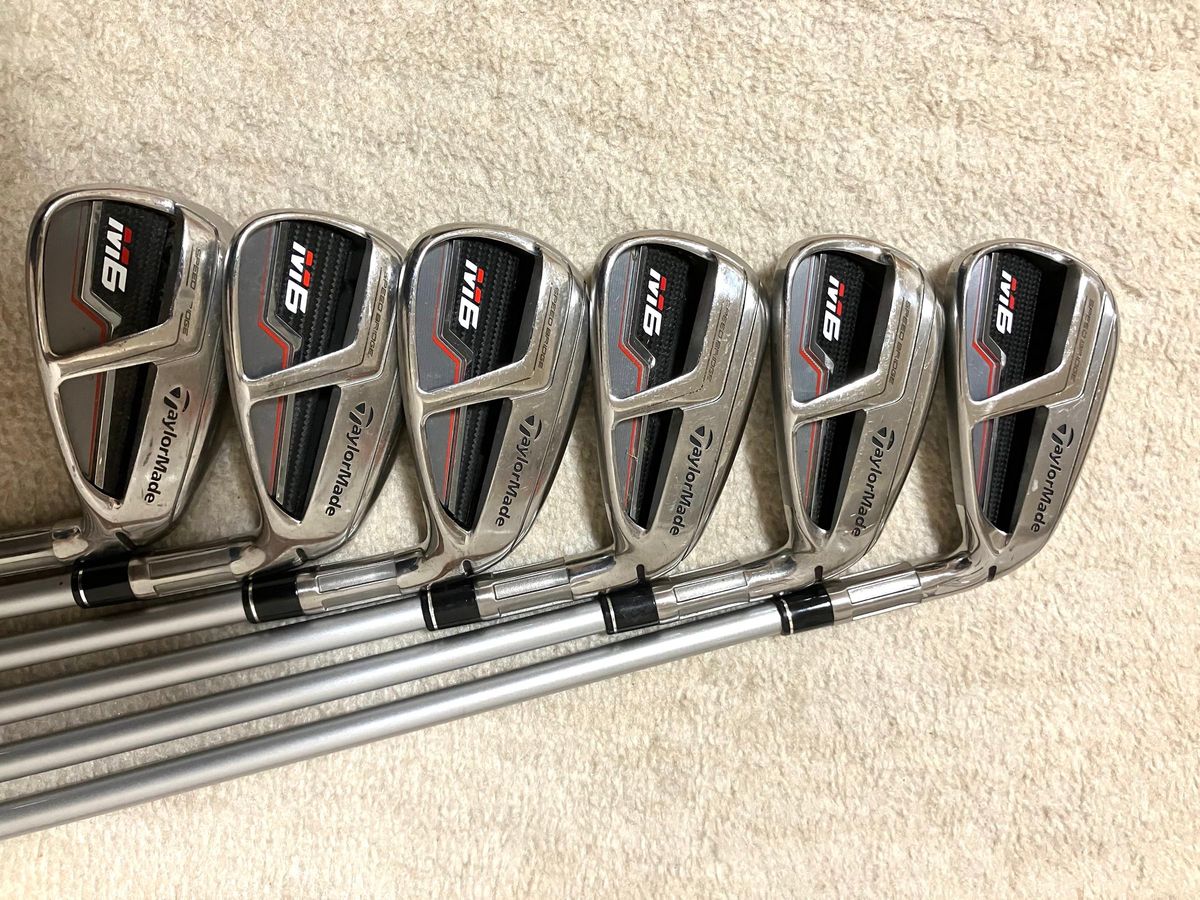 テーラーメイド M6 アイアン5〜9,PW 6本セット シャフト FUBUKI TM6 FLEX S