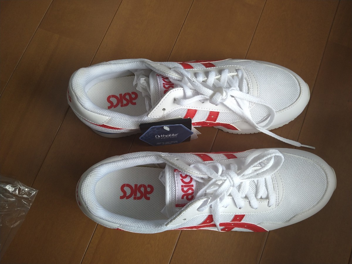 ASICS RUNNER アシックス製 ランナー 白/赤 WHITE/RED 27.0cm_画像5