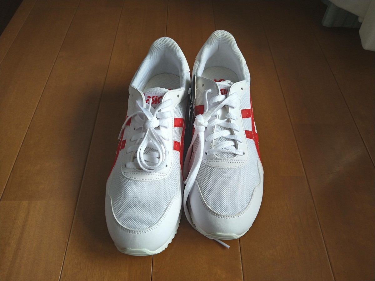 ASICS RUNNER アシックス製 ランナー 白/赤 WHITE/RED 27.0cm_画像3