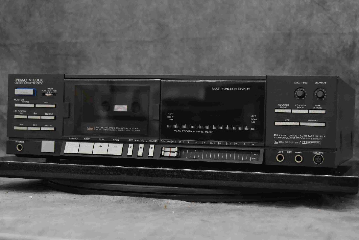 国内発送 F☆TEAC ティアック ☆ジャンク品☆ V-800X カセットデッキ