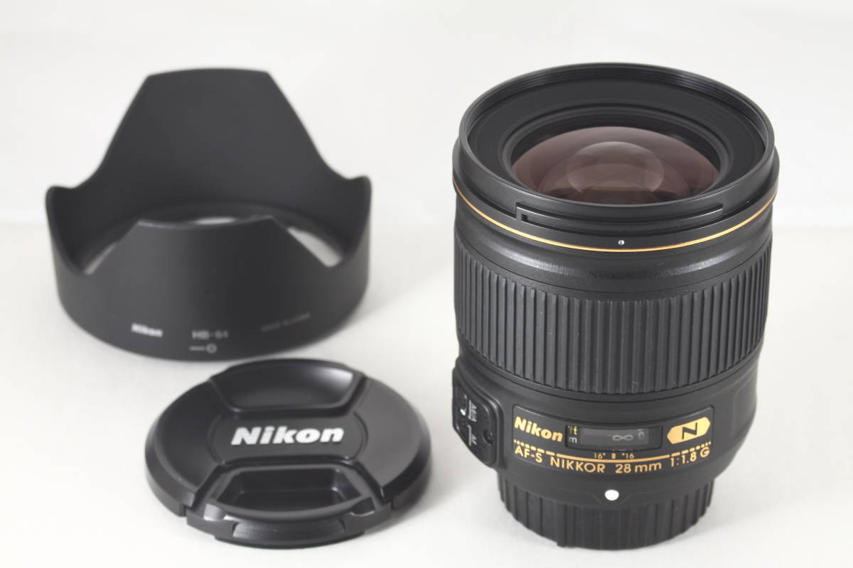 最高 G F1.8 28mm NIKKOR AF-S N Nikon ☆新品同様 完動品、光学極上