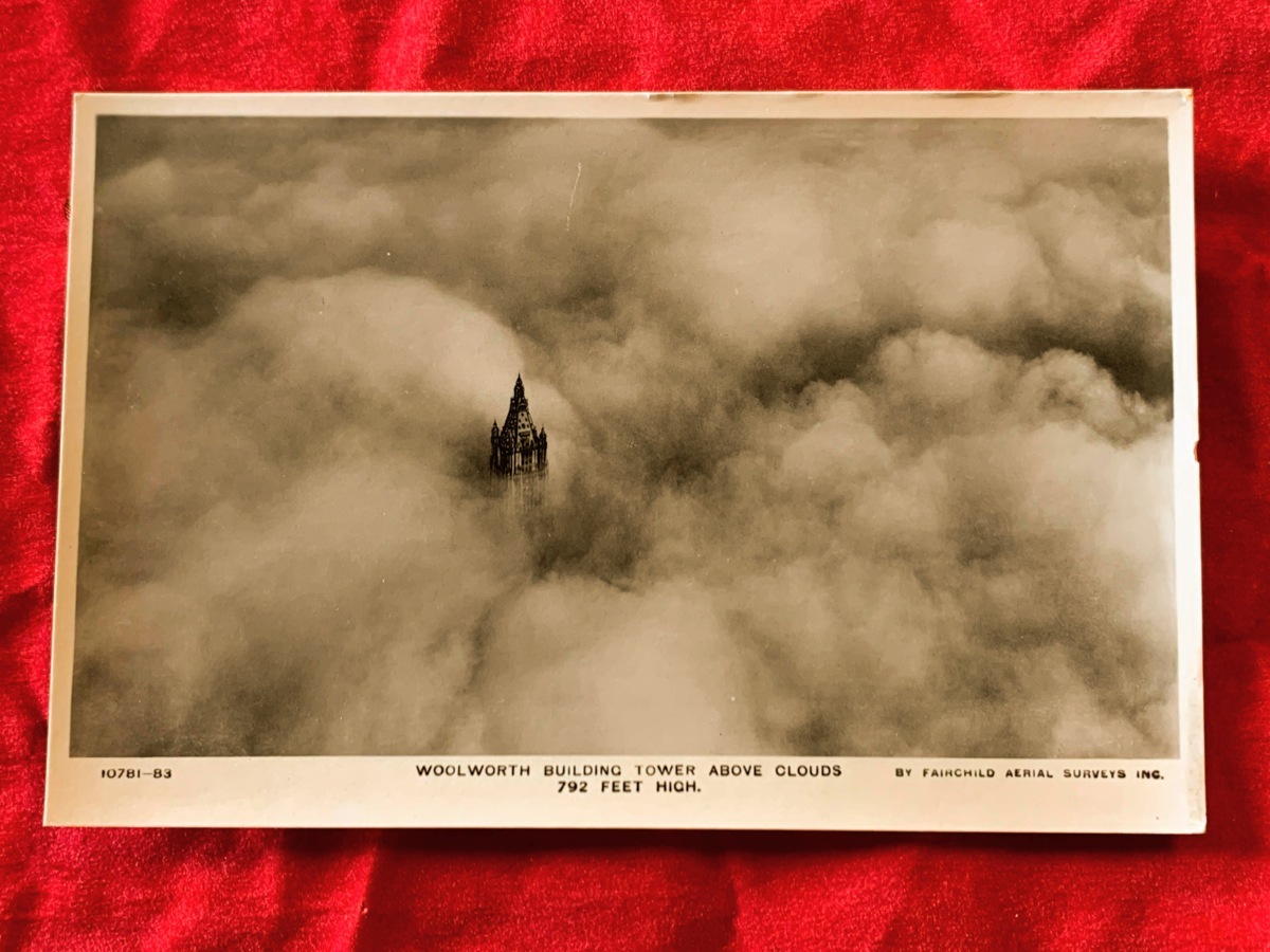 7167/米国Antique絵葉書 ニューヨーク ウールワースビルタワー アメリカ ポストカードの画像1