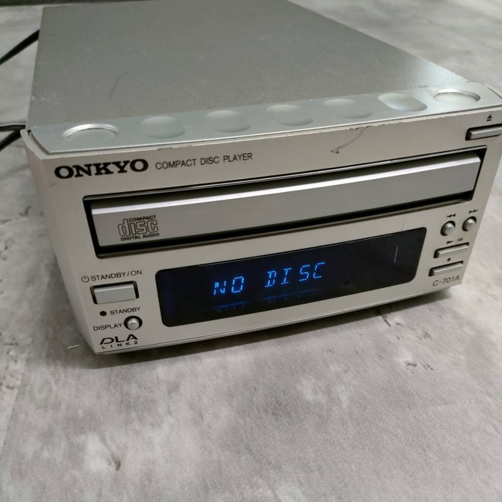 0509s2002 ONKYO INTEC155 CDプレーヤー C-701A(S)_画像2