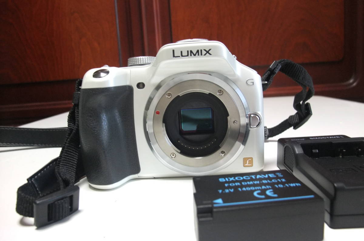 Panasonic LUMIX G5 DMC-G5-W ボディ シャッター数4527 極美品 レターパック520円_画像3