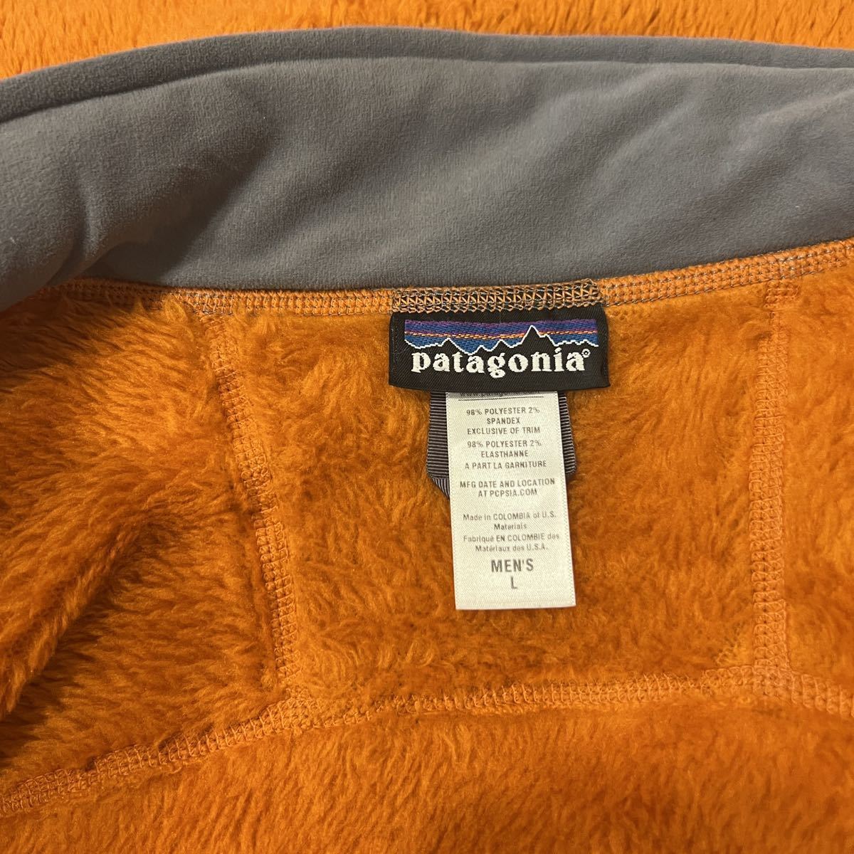 美品 patagonia パタゴニア R3 フリースジャケット オレンジ L 美品 patagonia パタゴニア R3 フリースジャケット オレンジ L