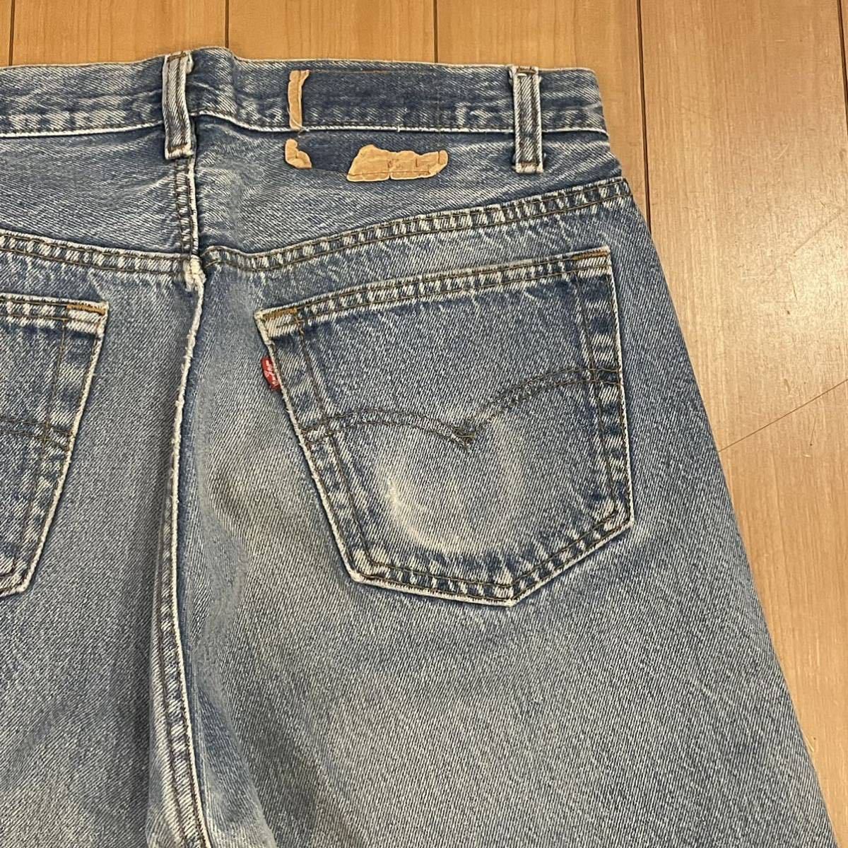 リーバイス 501 デニム USA製 W33 L34 80s カットオフ Levis ジーンズ ヴィンテージ_画像3