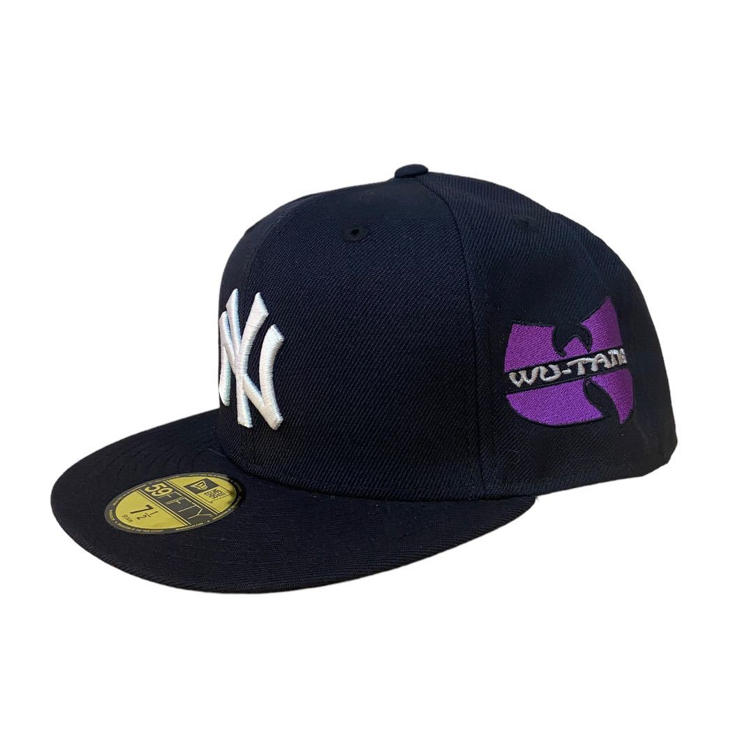 別注 STYLED by TMark NEW ERA Cap 59FIFTY New York Yankees wutang clan purple tape カスタム USA old authentic ヤンキース