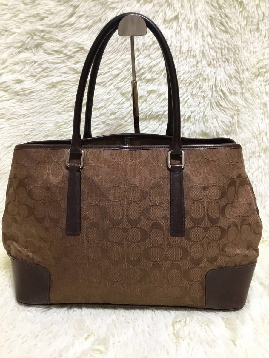 美品 コーチCOACH レディース ハンドバッグトートバッグ 肩かけ