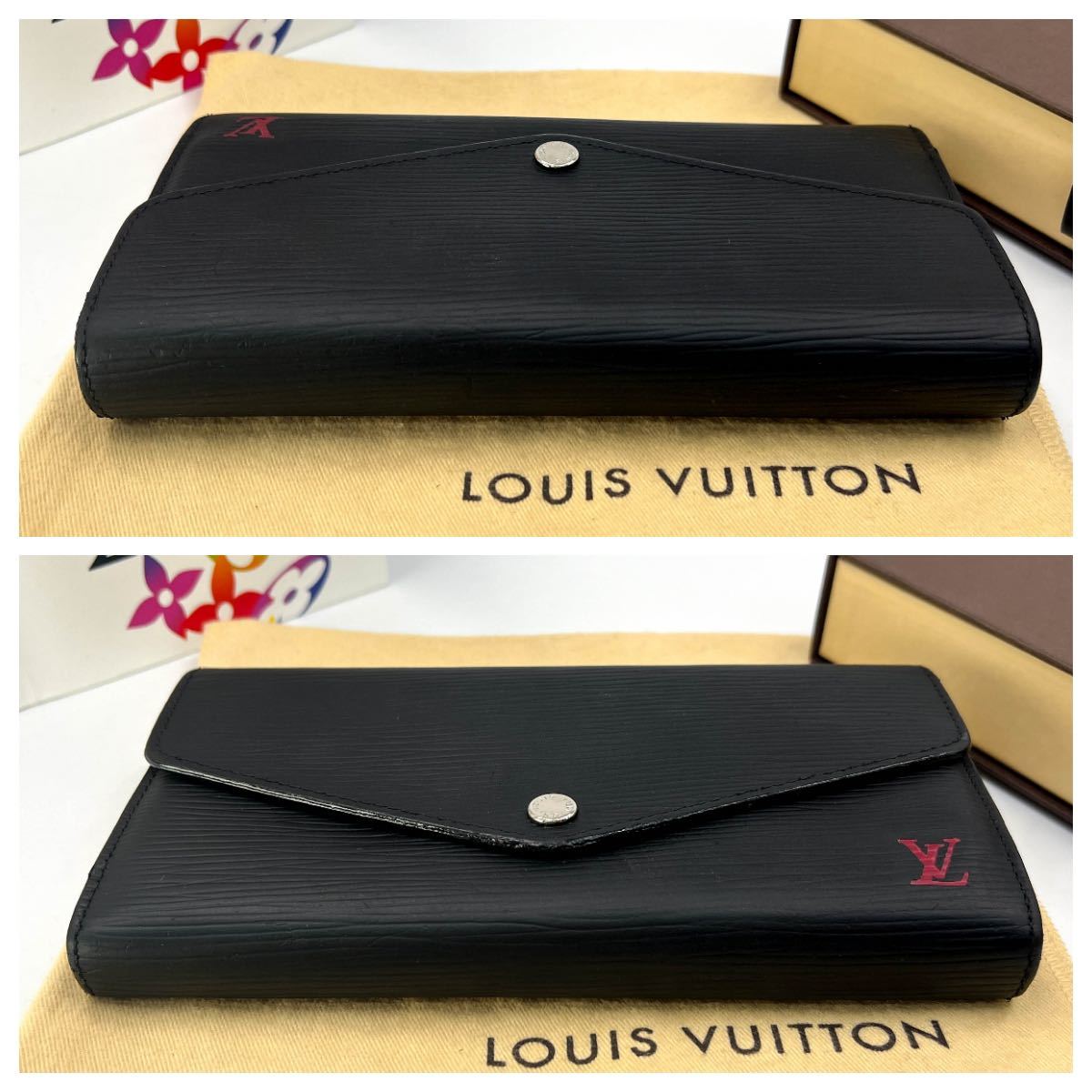 LOUIS VUITTON ルイヴィトン 2967 新型 ポルトフォイユ・サラ エピ 長財布 ルイヴィトンエピ ブラック