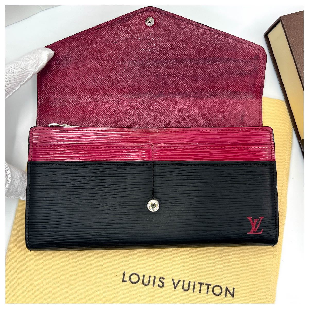 LOUIS VUITTON ルイヴィトン 2967 新型 ポルトフォイユ・サラ エピ 長財布 ルイヴィトンエピ ブラック