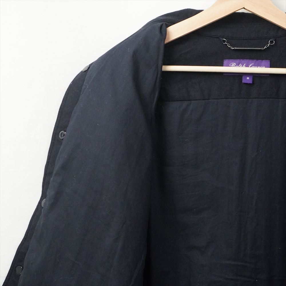 Ralph Lauren パープルレーベル ウール フランネル 中綿 シャツジャケット ブルゾン M イタリア製_画像5