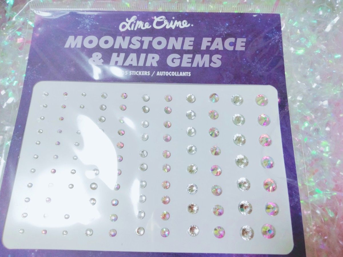 ■MOONSTONE FACE AND HAIR GEMS■★lime crime★ライムクライム★フェイス&ヘアジェム　