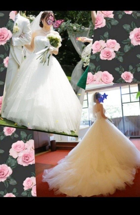 ワタベウェディング ドレス Jewel 可愛いリボンのプレゼント付-