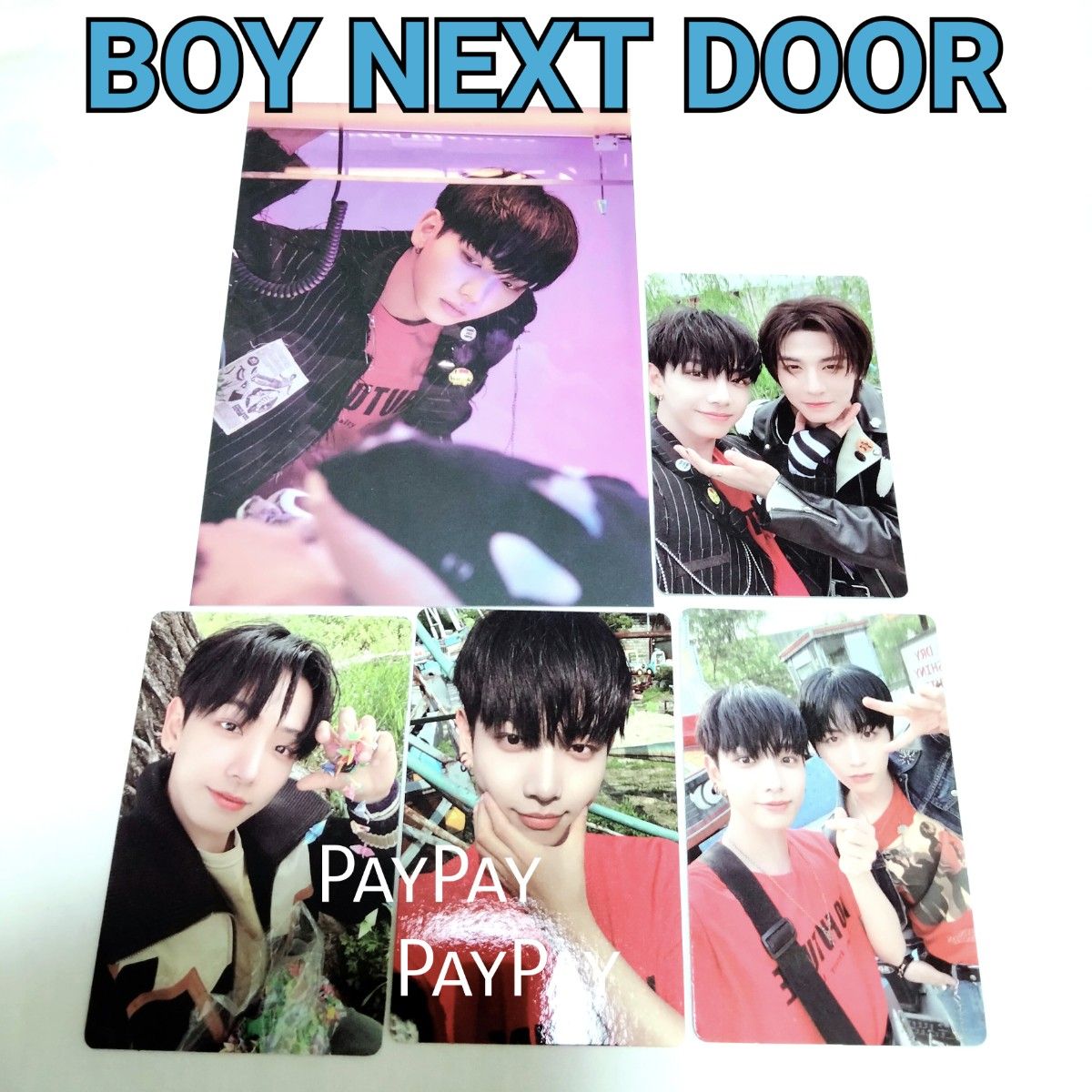 BOY NEXT DOOR WHY　ジェヒョン　トレカ　ユニットトレカ　ポストカード　ボネクド　ボイネク　アルバム封入