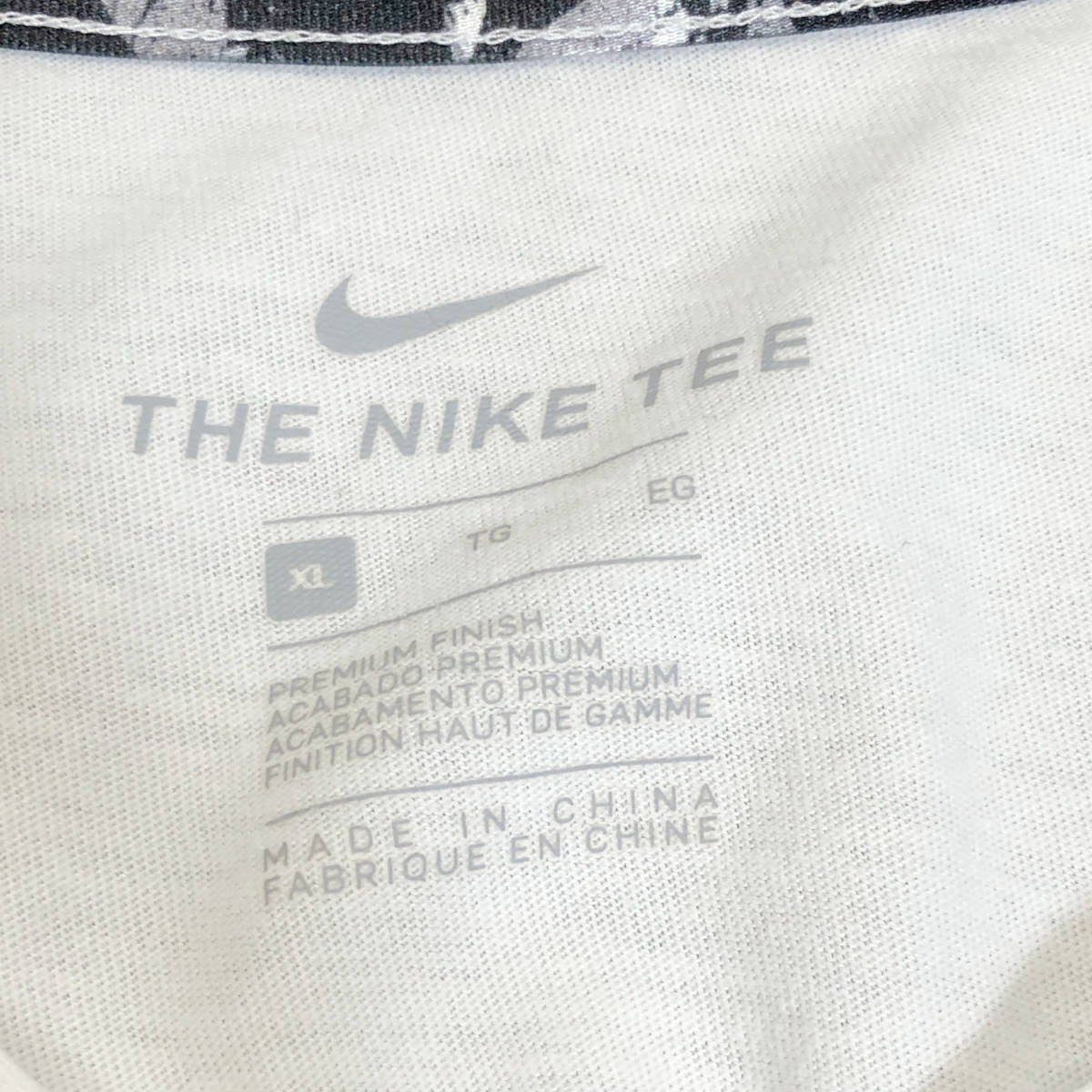 NIKE ナイキ Tシャツ 両面プリント ロゴ XL 白 半袖 メンズ A24_画像7