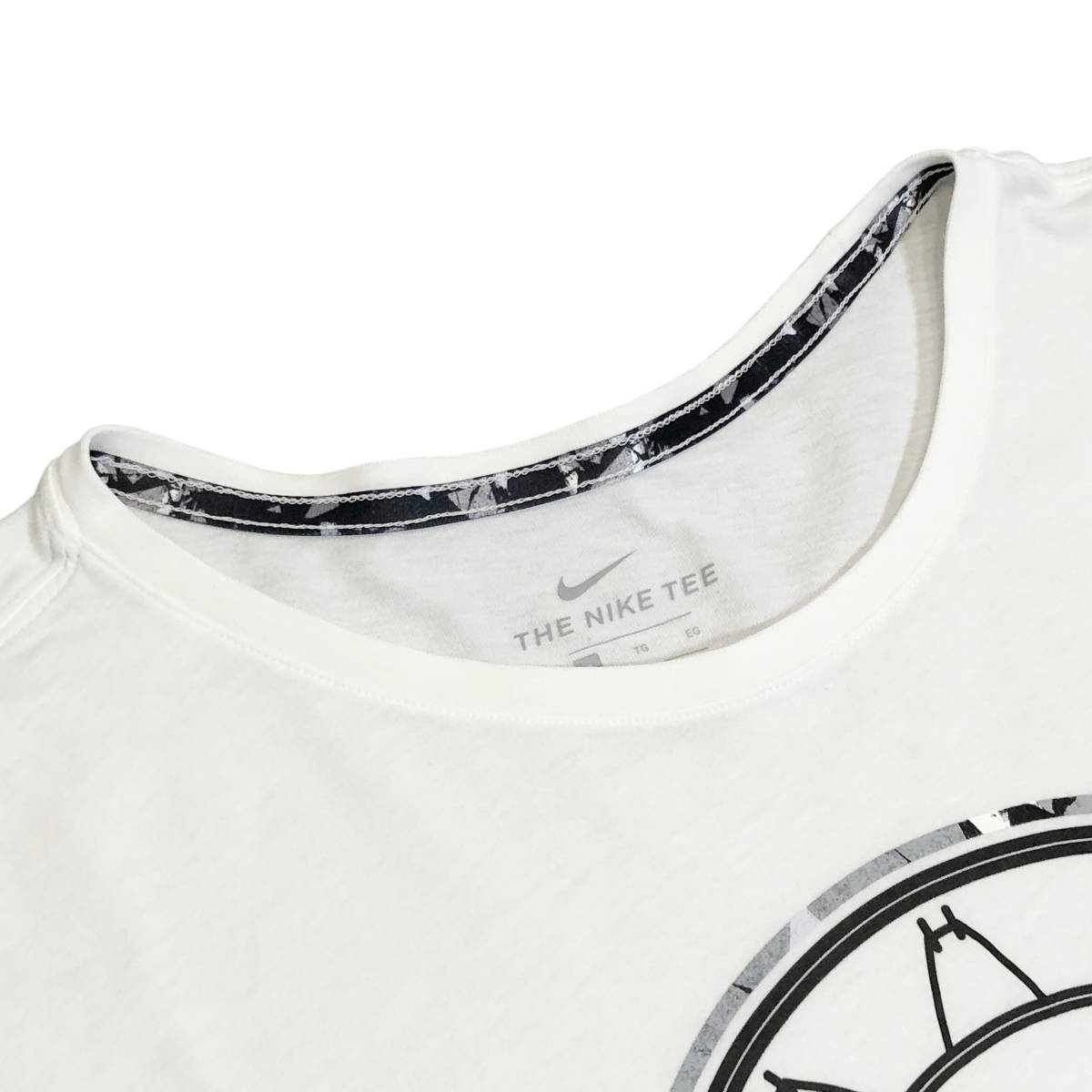 NIKE ナイキ Tシャツ 両面プリント ロゴ XL 白 半袖 メンズ A24_画像5