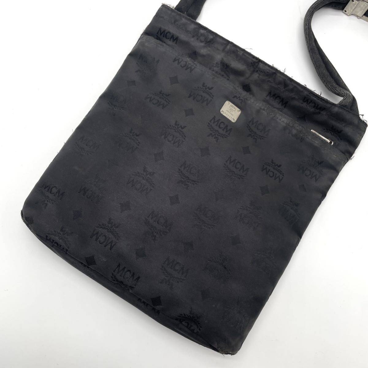 □9-166□1円□売り切り□ MCM エムシーエム ショルダーバッグ 斜め