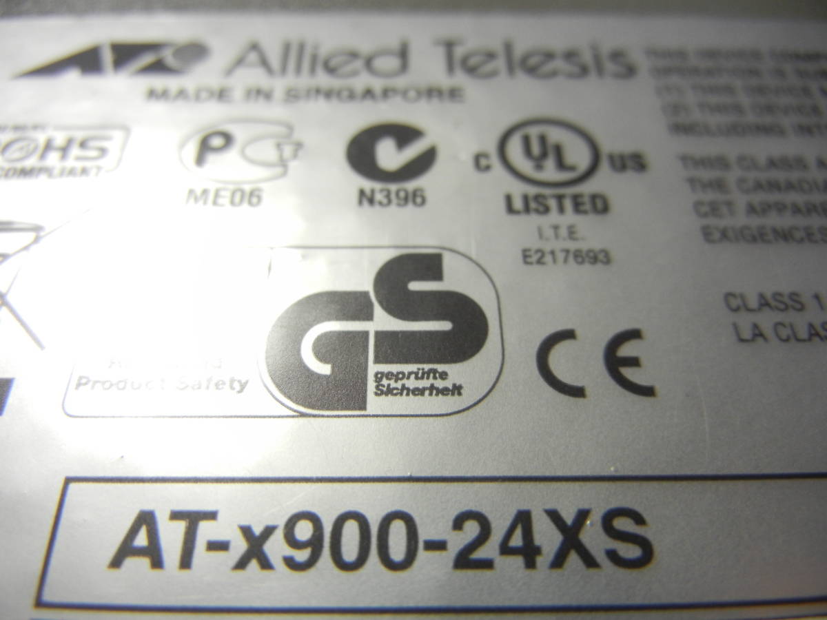 {}[ есть перевод б/у ]Allied Telesis AT-x900-24XS Giga bit i-sa сеть переключатель первый период .