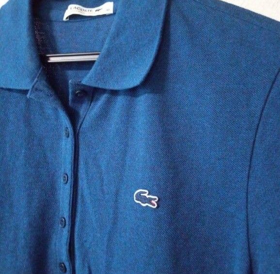 LACOSTE　ラコステ　ポロシャツ　ワンピース　ネイビー　４０